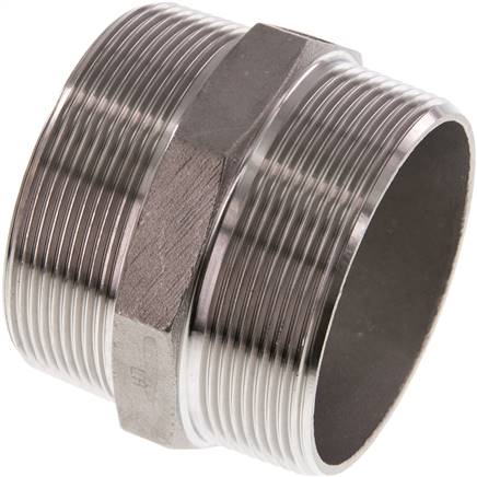 Doppelnippel R 2-1/2"-R 2-1/2", 1.4408