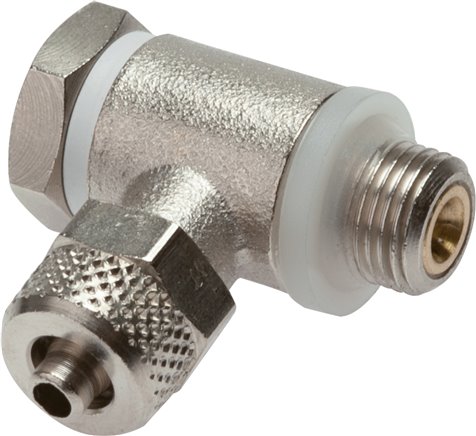 Drosselrückschlagventil G 1/2"-10 x 8mm, zuluftregelnd (A), Messing