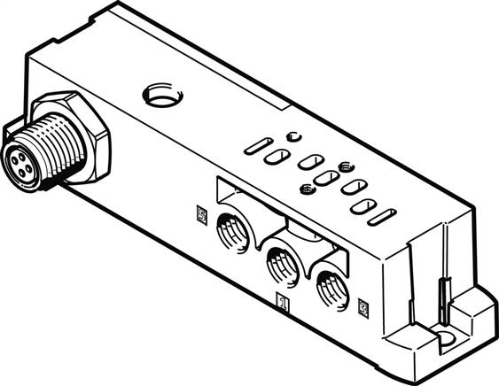 FESTO VABS-S4-2S-G18-B-R3 (541070) Anschlussplatte