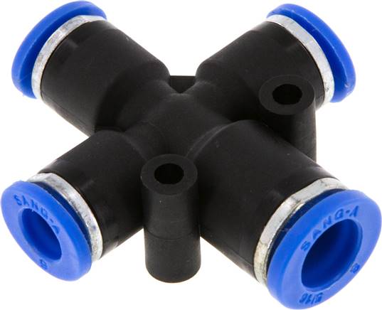 Kreuz-Steckanschluss 1x8mm-3x6mm, IQS-Standard