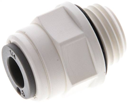Gerader Steckanschluss G 1/4"-1/4" (6,35 mm), IQS-LE (EPDM-Dichtung)