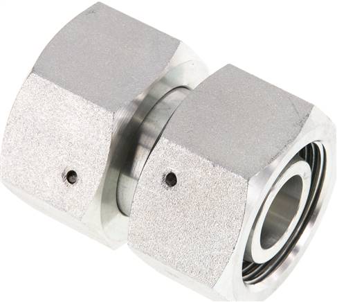 Gerader Verbinder 25 S-25 S, Stahl verzinkt, mit Dichtkegel und O-Ring