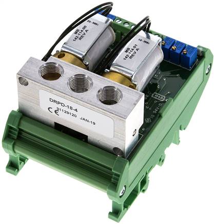 Proportionaldruckregler G 1/8",0 - 1 bar,4 - 20 mA, für DIN-Schiene, 4-20 mA
