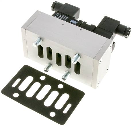 ISO-Ventil (Größe 3), 5/3-Wege Mittelstellung geschlossen, 115 V AC