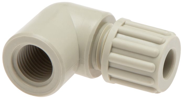 Winkel-Aufschraubverschraubung G 1/4"-10x8mm, PA