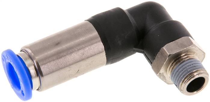 Winkel-Steckanschluss, selbstabsperrend R 1/8"-8mm