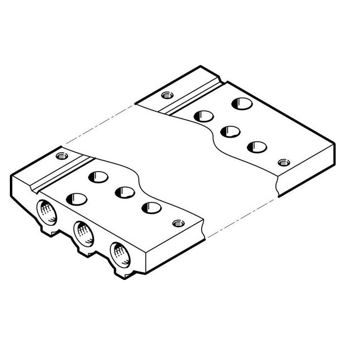 FESTO VABM-L1-10AS-M5-4 (566524) Anschlussleiste