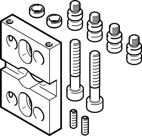 FESTO DHAA-G-Q5-25-E-B11-25 (1468974) Adapterbausatz
