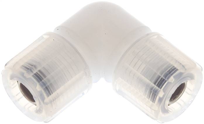 Winkel-Verschraubung 10x8mm, PFA