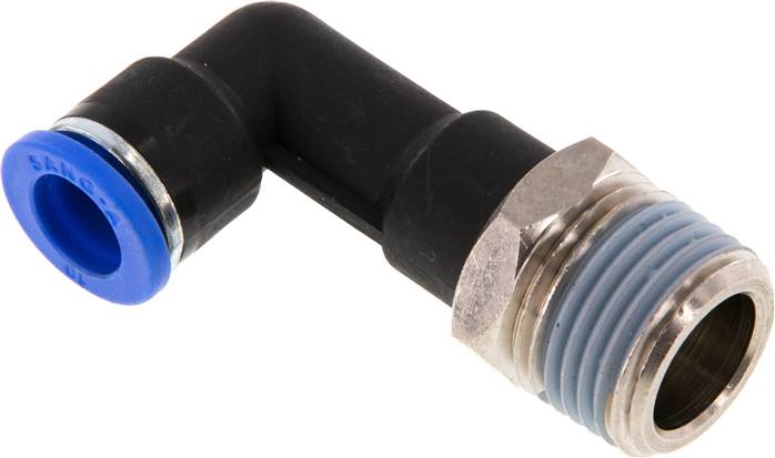 Winkel-Steckanschluss, lang R 1/2"-10mm, IQS-Standard, langer Körper