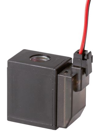 Magnetspule 24 V=, Bauform L, Steckergröße 2-Pol Stecker