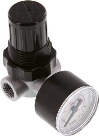 Mini-Druckregler G 1/4", 0,5 - 10 bar, vordruckabhängig