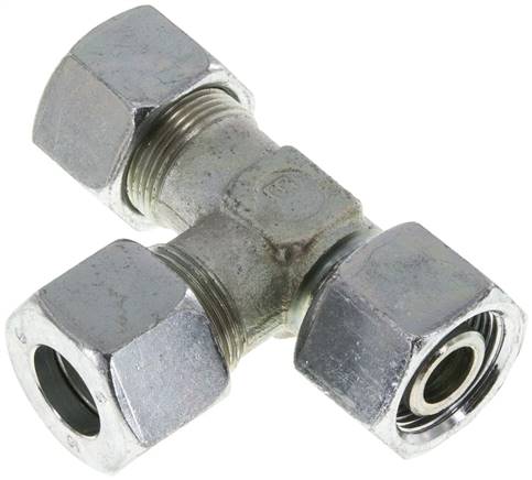 Einstellb. L-Schneidringverschraubung 16 S (M24x1,5), Stahl verzinkt
