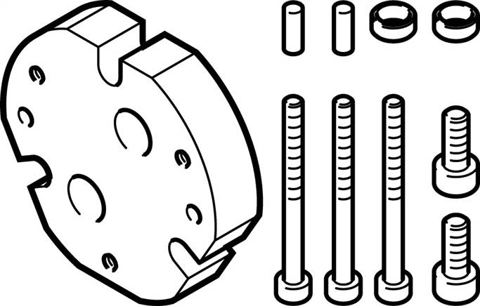 FESTO DHAA-G-Q11-25-B7-35 (1735057) Adapterbausatz