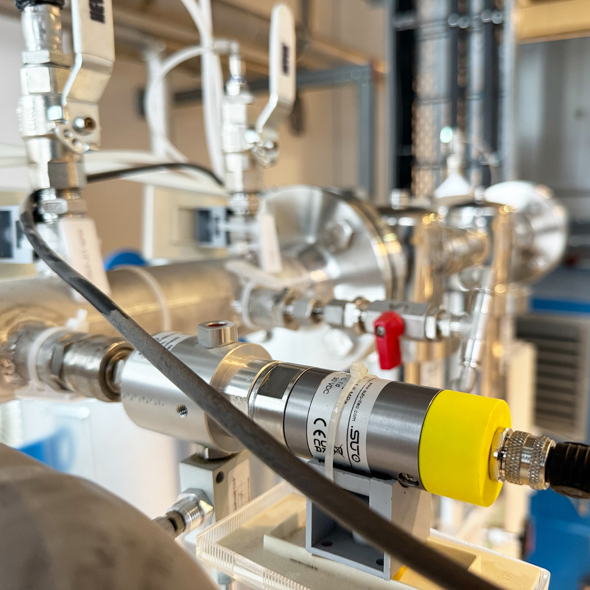 S211 Taupunktsensor für Adsorptionstrockner, -60…+20 °C Td, Drucksensor 16 bar, OLED-Display