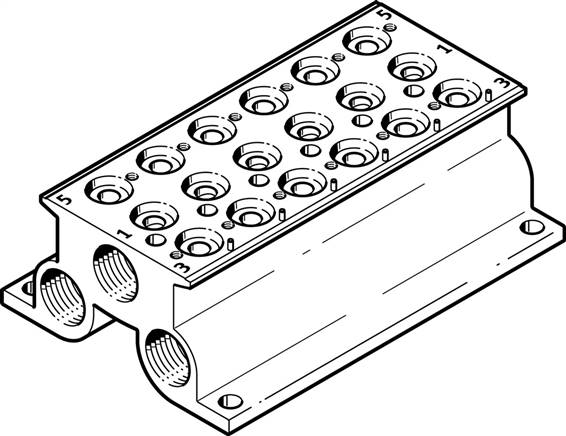 FESTO CPE10-PRS-1/4-6 (543825) Anschlussblock