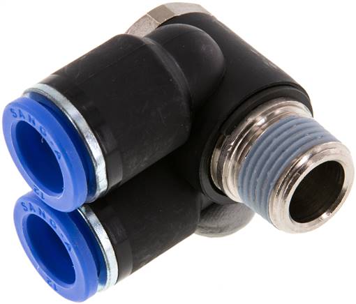 Y-Winkel-Steckanschluss R 3/8"x12mm, IQS-Standard, mit Außensechskant