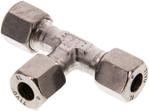 T-Schneidringverschraubung 8 L (M14x1,5), 1.4571