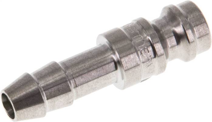 Kupplungsstecker (NW5) 6 (1/4")mm Schlauch, Edelstahl