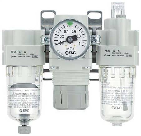 SMC AC20-F02CG-SV-A SMC Modulare Wartungseinheit