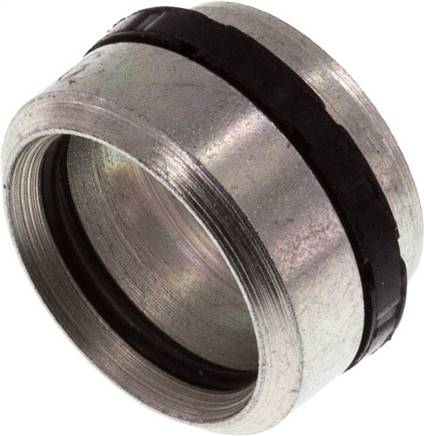 Schneidring Stahl verzinkt mit Elastomerdichtung 12 L (M18x1,5)/12 S (M20x1,5)