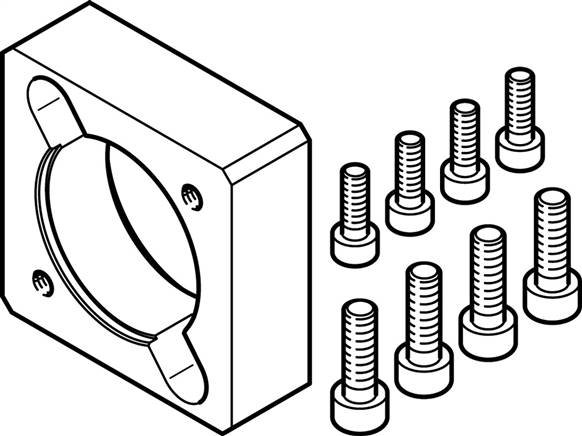 FESTO EAMF-A-38A-40S/40T (562669) Motorflansch