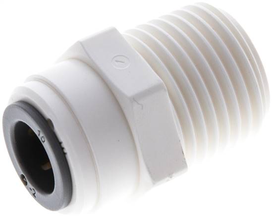 Gerader Steckanschluss R 1/2"-10mm, IQS-LE (EPDM-Dichtung)