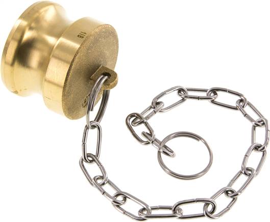 Kamlock-Verschlussstecker (DP) 1-1/2", Messing