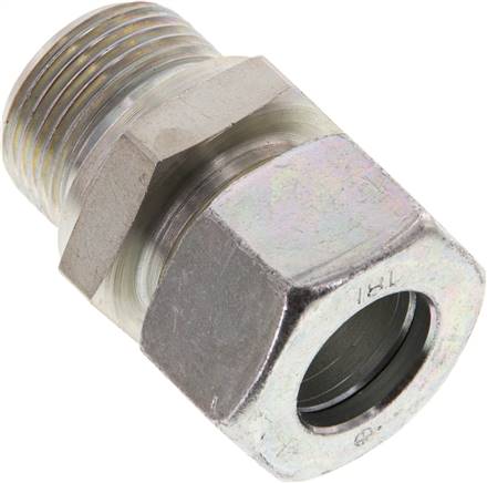 Gerade Schneidringverschr. G 3/4"-18 L (M26x1,5), Stahl verzinkt