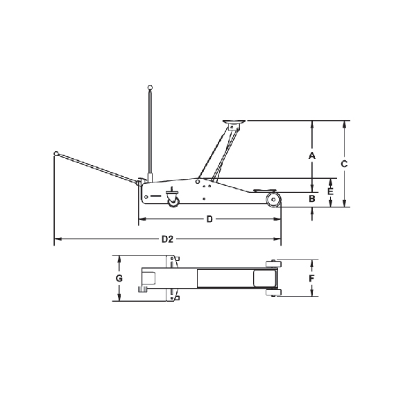 AUSSTELLER Rodcraft Aluminium - Wagenheber RH201 Zustand: sehr gut