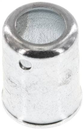 Schlauchhülse für Niederdruckschlauch DN4(11 - 11,5mm) Stahl, Typ 222-04