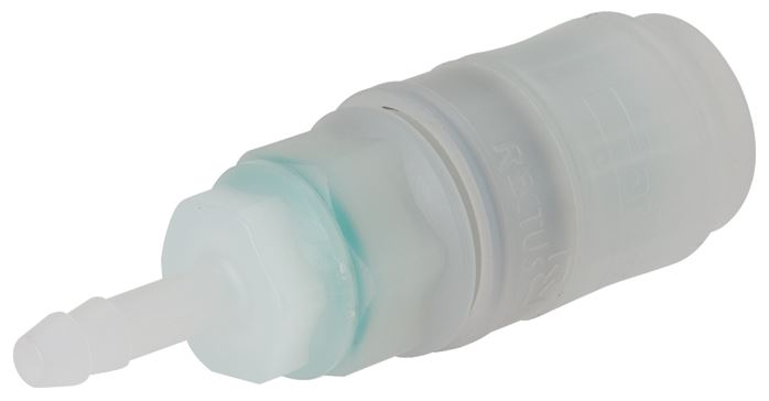 Schnellkupplung (NW7,2) 13 (1/2")mm Schlauch, PVDF