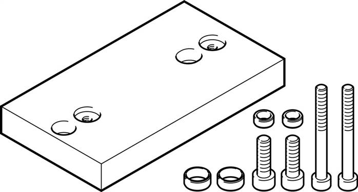 FESTO DHAA-D-H2-32-Q11-25-E (2333711) Adapterbausatz
