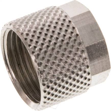 CK-Überwurfmutter 10x8mm(M 14 x 1), Messing vernickelt