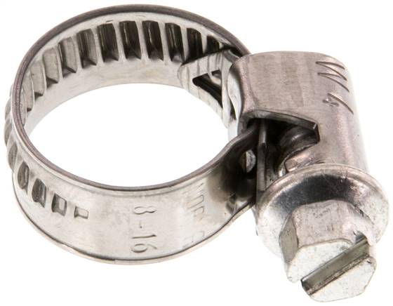 9mm Schlauchschelle 8 - 16mm, 1.4301 (W4) (NORMA)