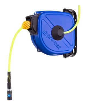 Avvolgitubo industriale Prevost con avvolgitubo frenato fino a 12 m - interno 10 mm DRFB 1012ES