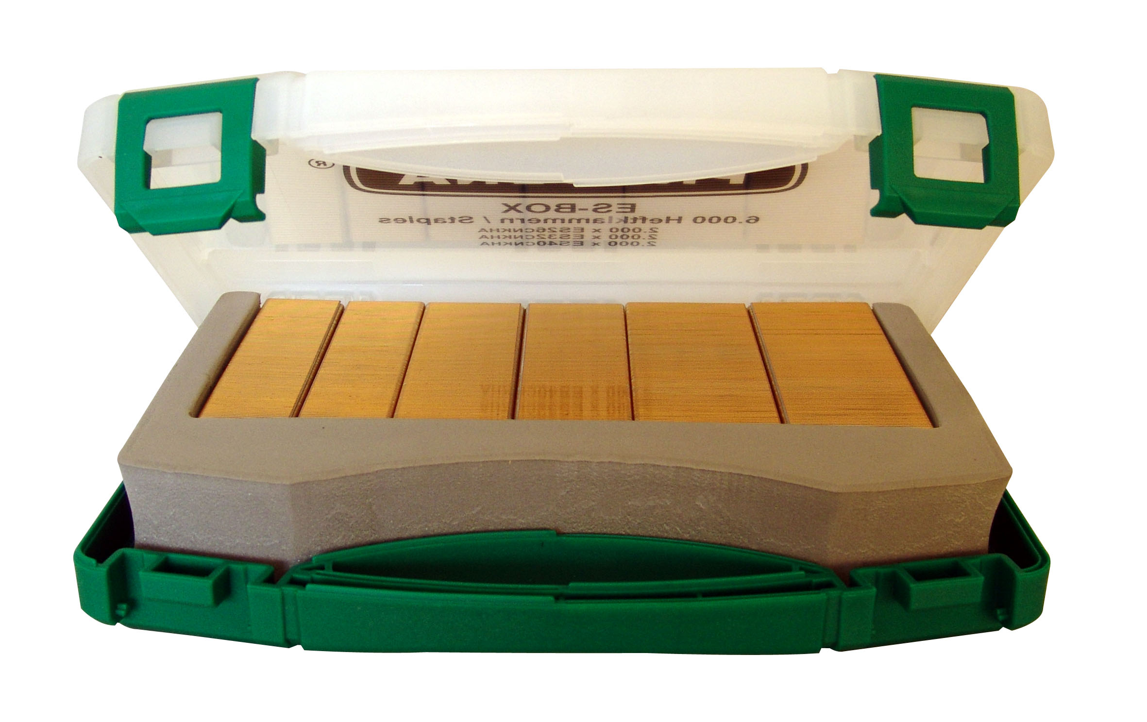AKTION DF-Spar-Set Prebena Druckluftnagler 2XR-ES40 + ES-Box + Systainer + Spezial-Öl für Druckluftwerkzeuge