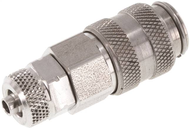 Schnellkupplung (NW5) 6x4mm Schlauch, 1.4404