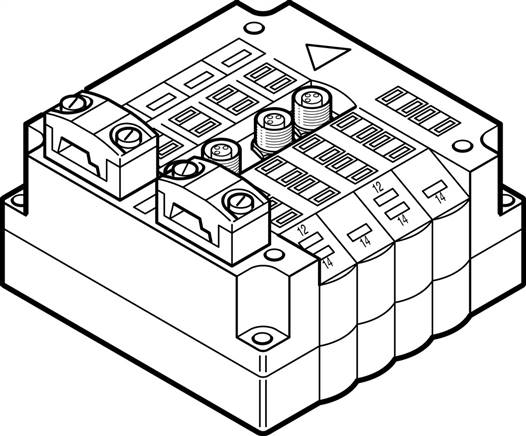 FESTO CPV10-GE-ASI-4E3A-Z M8 (536736) Elektrik-Anschaltung