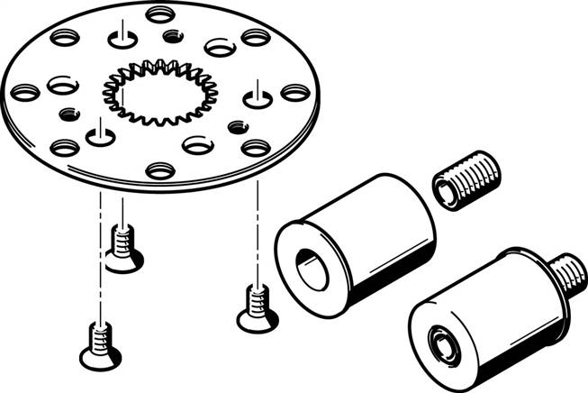 FESTO DADM-CK-65-8 (548101) Teilungsbausatz