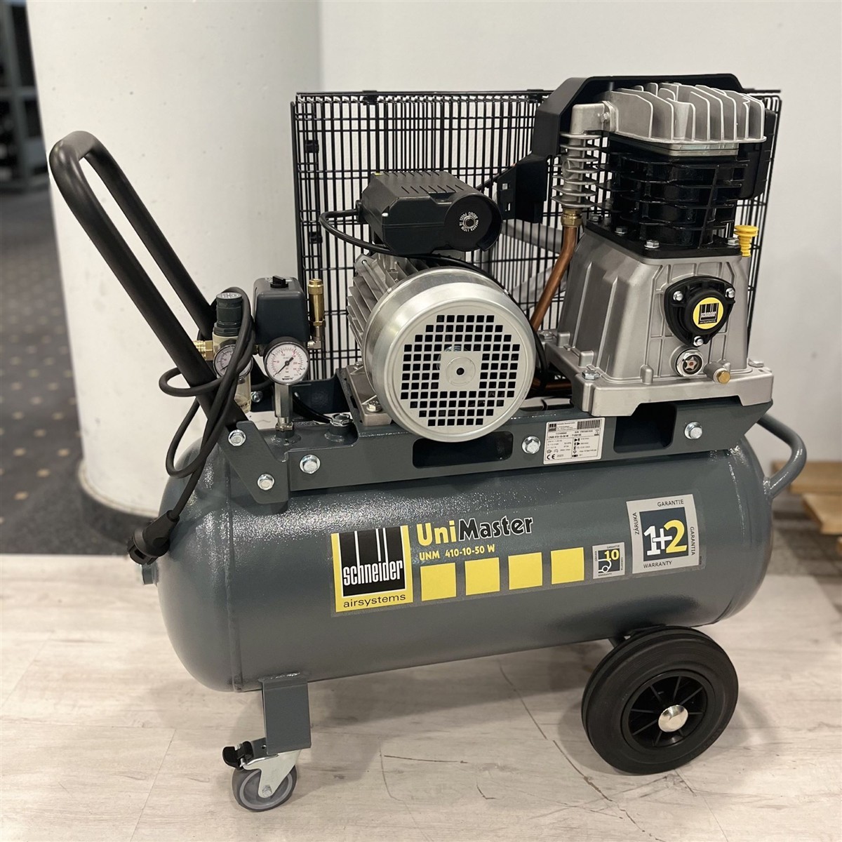 Compressore Schneider UNM 410-10-50 W - il tuttofare! 4116028092 Nuovo modello 2024