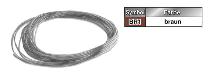 SMC TU1208BR1-100 SMC Polyurethan-Schlauch, brau
