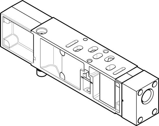 FESTO VABF-S4-1-P1A14-G14 (8000689) Vertikal-Versorgungsplatte