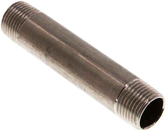 Rohrdoppelnippel R 1/2"-100mm, 1.4571