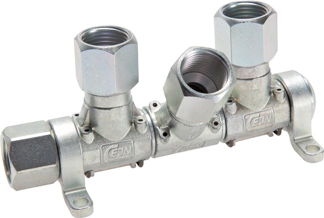 CEJN Multilink 3-fach Verteiler, mit Innengewinde G 1/2" als Abgang