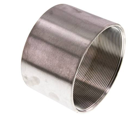 Rundmuffe Rp 4"-Rp 4", 1.4408