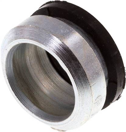 Schneidring Stahl verzinkt mit Elastomerdichtung 14 S (M22x1,5)