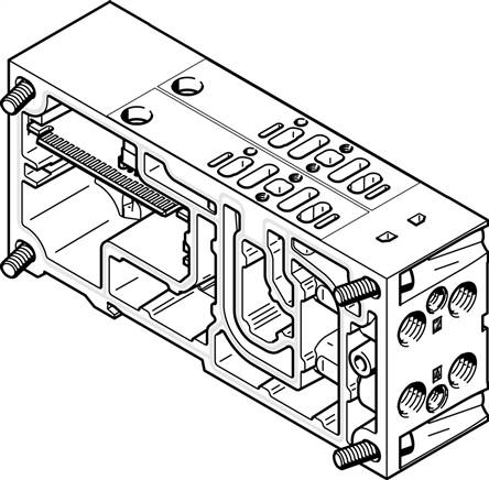 FESTO VABV-S4-2HS-G18-2T2 (546215) Verkettungsplatte