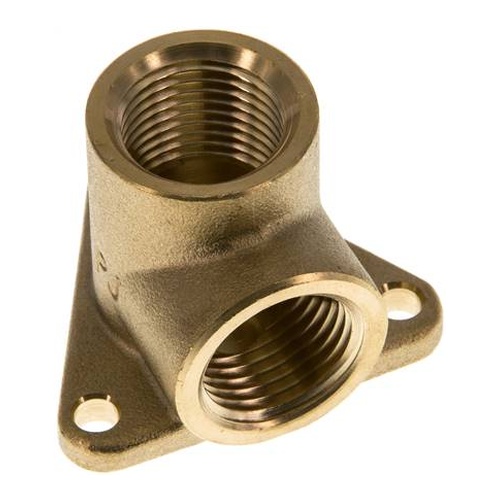 Scatola da parete 2 x G 1/2" (IG), ottone