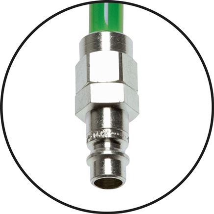 Cejn-Schweiß-PUR-Spiralschlauch 12 x 8mm m. Kuppl. 8,0mtr., NW 7,2